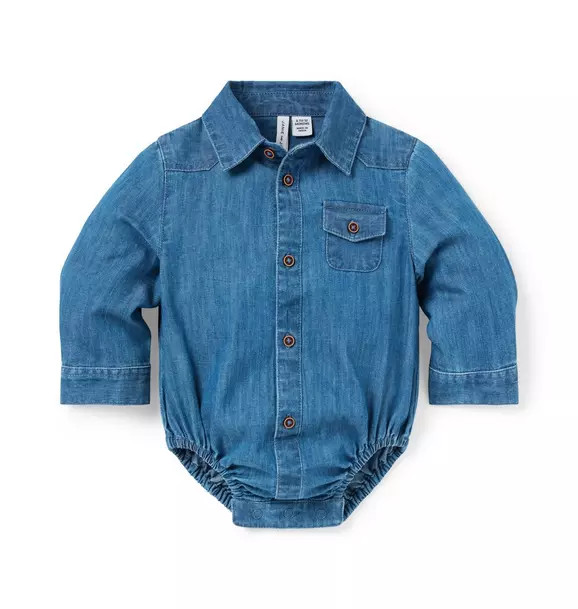 Baby Chambray Bodysuit | Janie and Jack