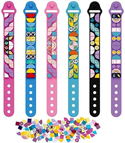 SIENON Bracelets 6PCS, Kids Building Blocks Dots Bracelets, DIY Creative Craft Bracelet Making Ki... | Amazon (US)