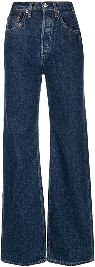 RE/DONE Women's 70s Ultra High Rise Wide Leg Comfort Stretch Jeans | Amazon (US)