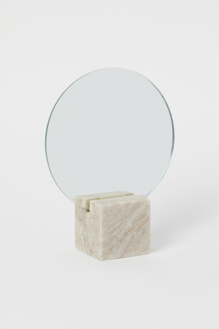 Small marble-based mirror | H&M (UK, MY, IN, SG, PH, TW, HK)