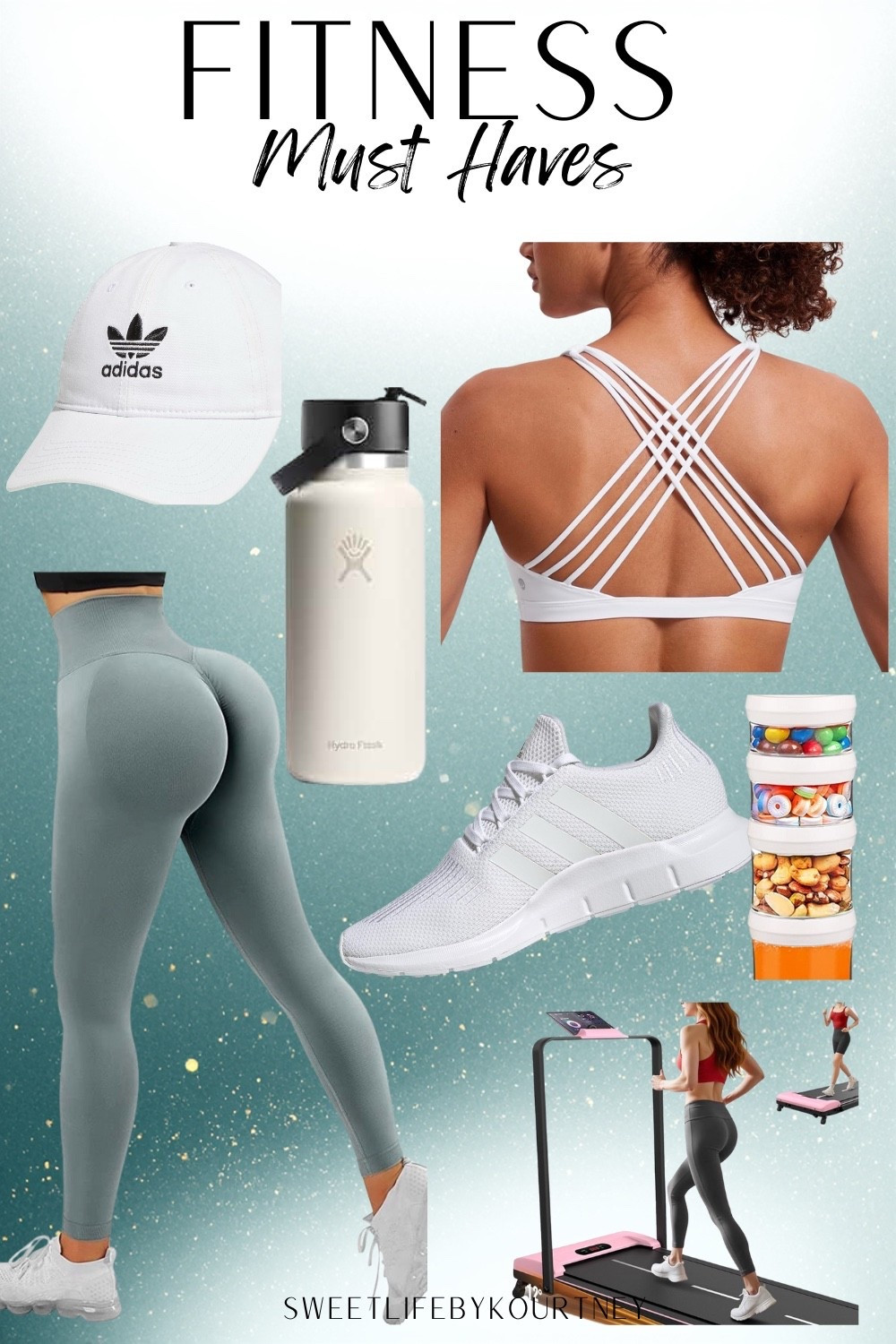 These Amazon fitness must-haves make working out easier, cuter, and way more motivating. From sculpting leggings and a supportive strappy sports bra to comfy sneakers, a hydration bottle, and snack containers that keep fuel on hand, this lineup is perfect for home workouts, gym days, or walking routines. Everything here is affordable, functional, and actually wearable on repeat. Save this Amazon fitness edit if you’re rebuilding your workout basics this year.

#AmazonFitness #WorkoutEssentials #HomeWorkout #SweetLifeByKourtney

#LTKootd #LTKfitnessgoals #LTKFindsUnder50
