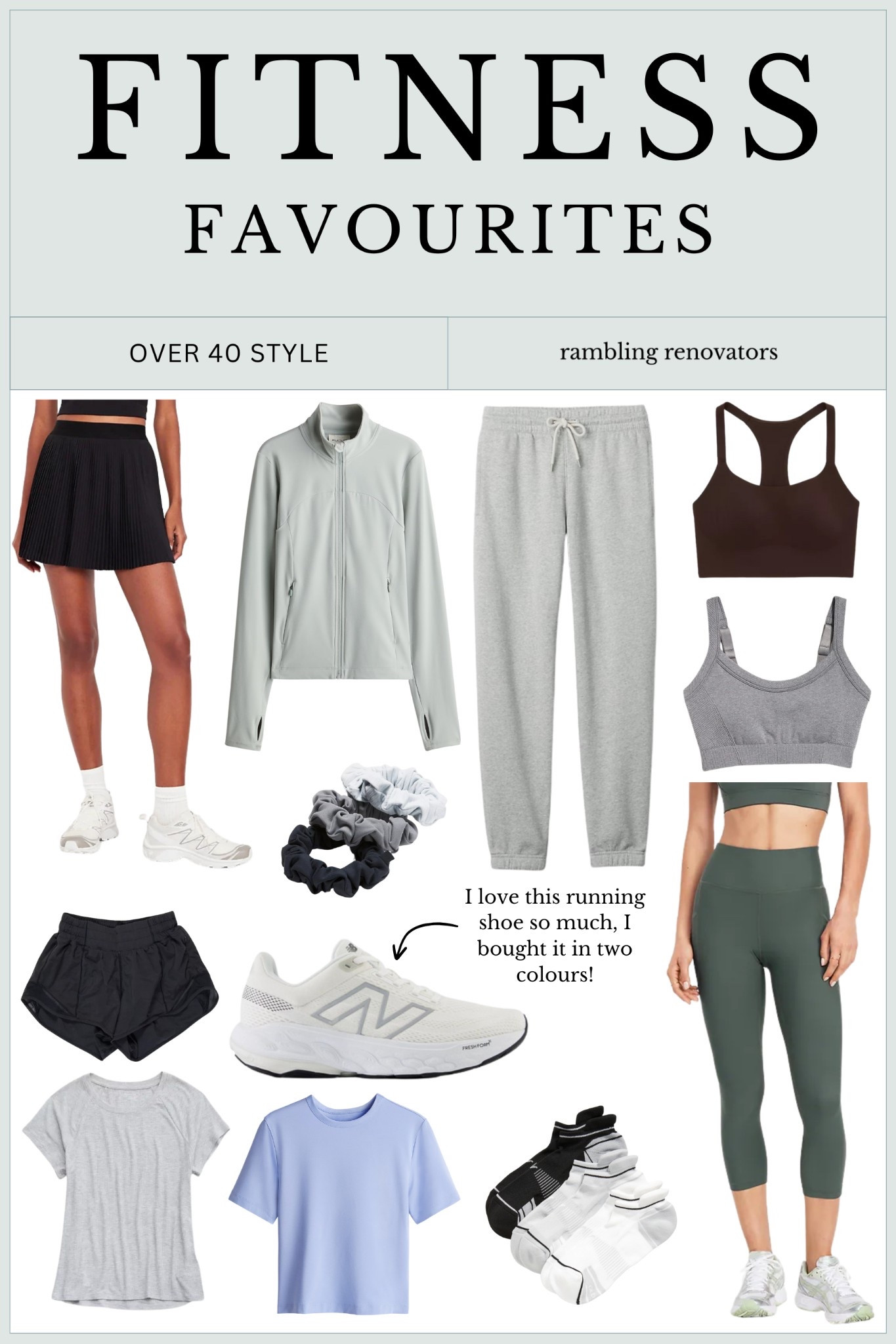 My fave workout and activewear. Simple pieces for the gym that make me feel and look my best // sports bra, pleated skirt, workout jacket, crop leggings, running shorts, running shoes, workout shirt, sports socks, active t-shirt 

#LTKmidsize #LTKsummer #LTKfitness
