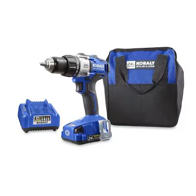Kobalt 24-volt Max 1/2-in Brushless Cordless Drill (1-Battery Included and Charger Included) Lowe... | Lowe's