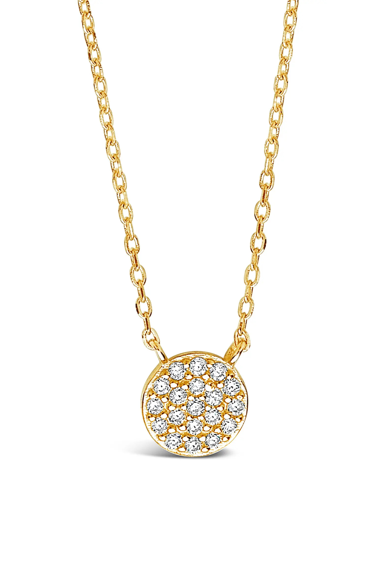 Sterling Forever Cubic Zirconia Pendant Necklace | Nordstrom | Nordstrom