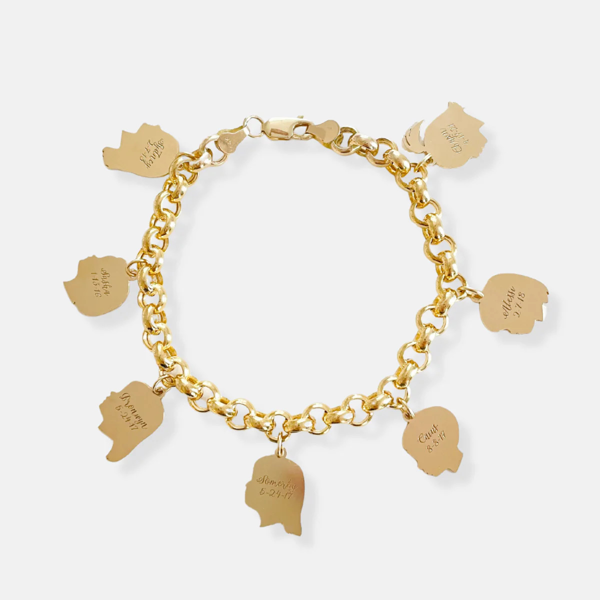 Classic Silhouette Charm Bracelet | Vana Chupp Studio