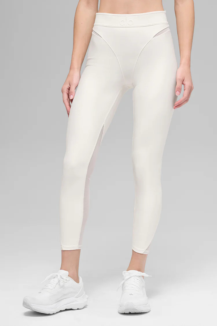 Airlift High-Waist 7/8 Rebel Legging - Ivory | Alo Yoga (US)