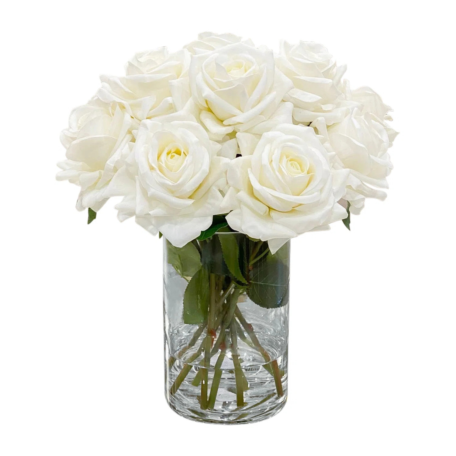 Rose Arrangement in Vase | Wayfair North America