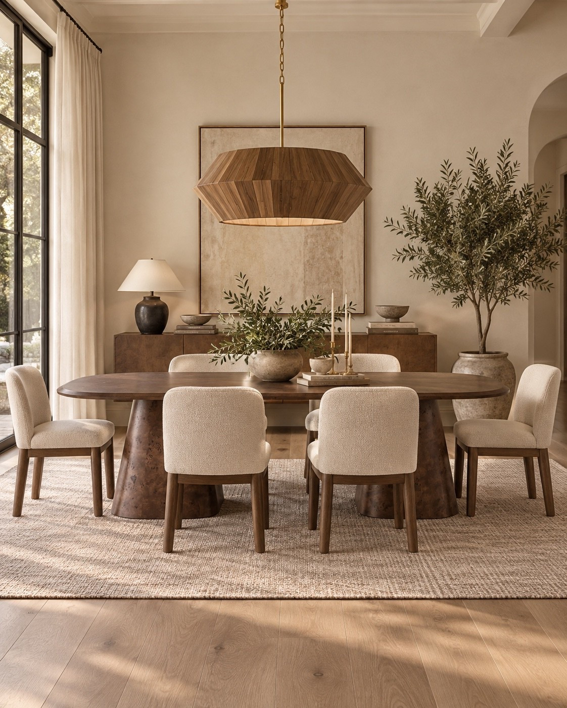 A gorgeous dining room with Amazon favorites! Organic shapes and lines, beautiful finishes, and a mix of elevated design with attainable style.

#LTKHome