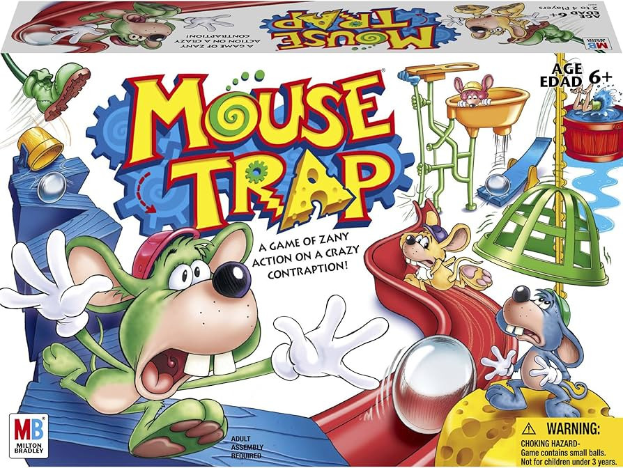 Hasbro Gaming Mouse Trap Kids Board Game, Family Board Games for Kids, Kids Games for 2-4 Players... | Amazon (US)