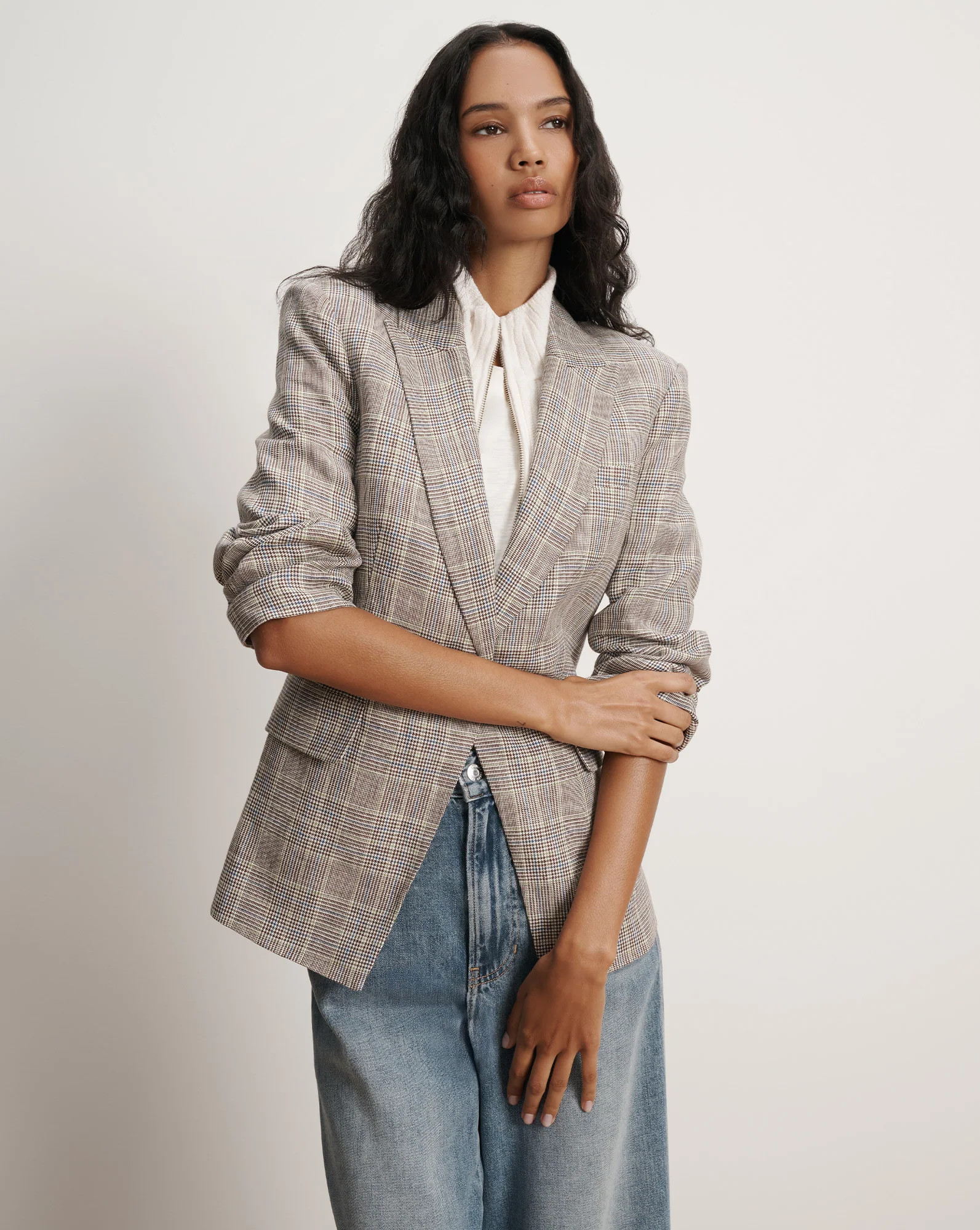 Obie Linen Dickey Jacket | Veronica Beard