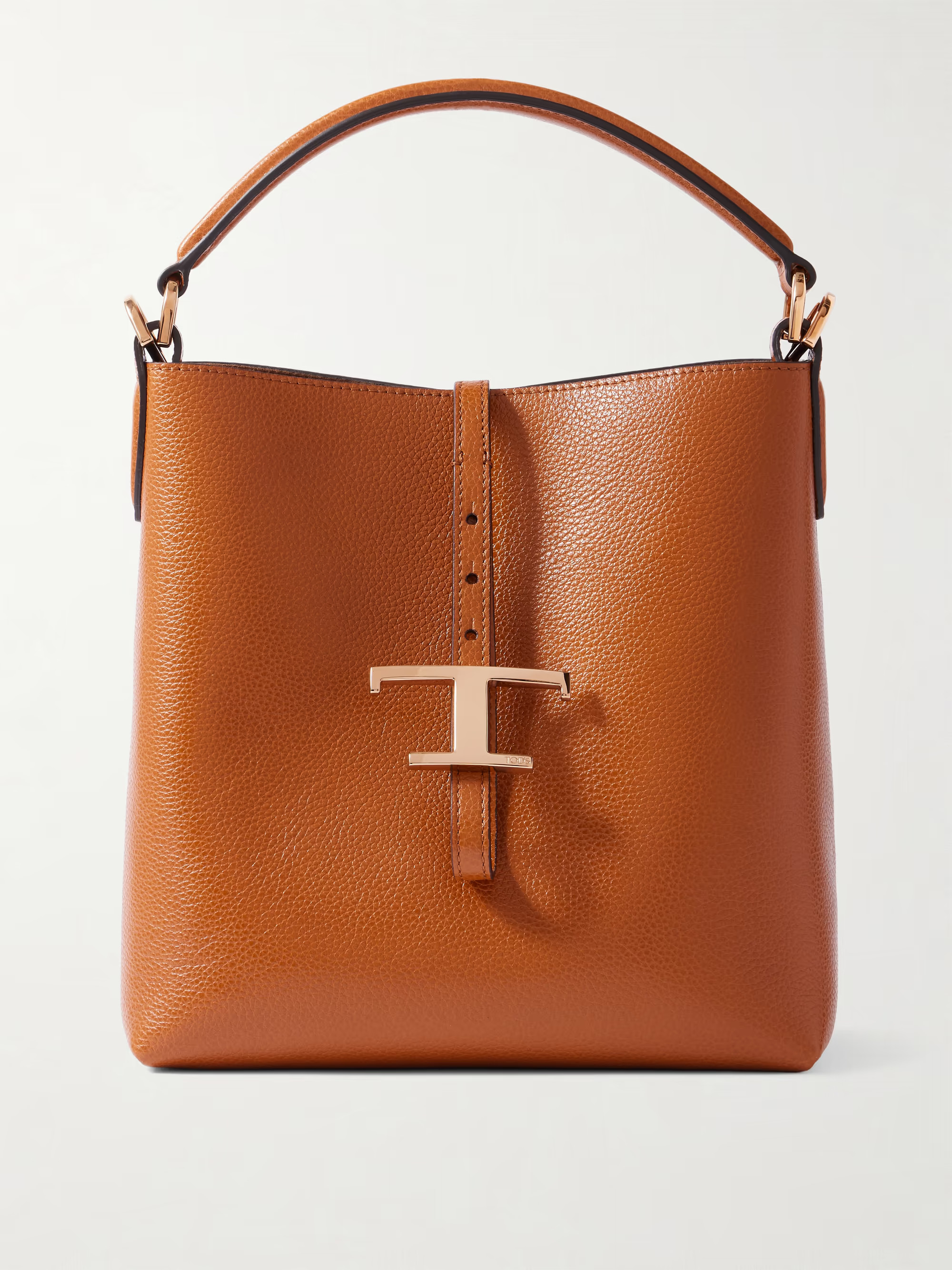 T Timeless textured-leather tote | NET-A-PORTER (UK & EU)