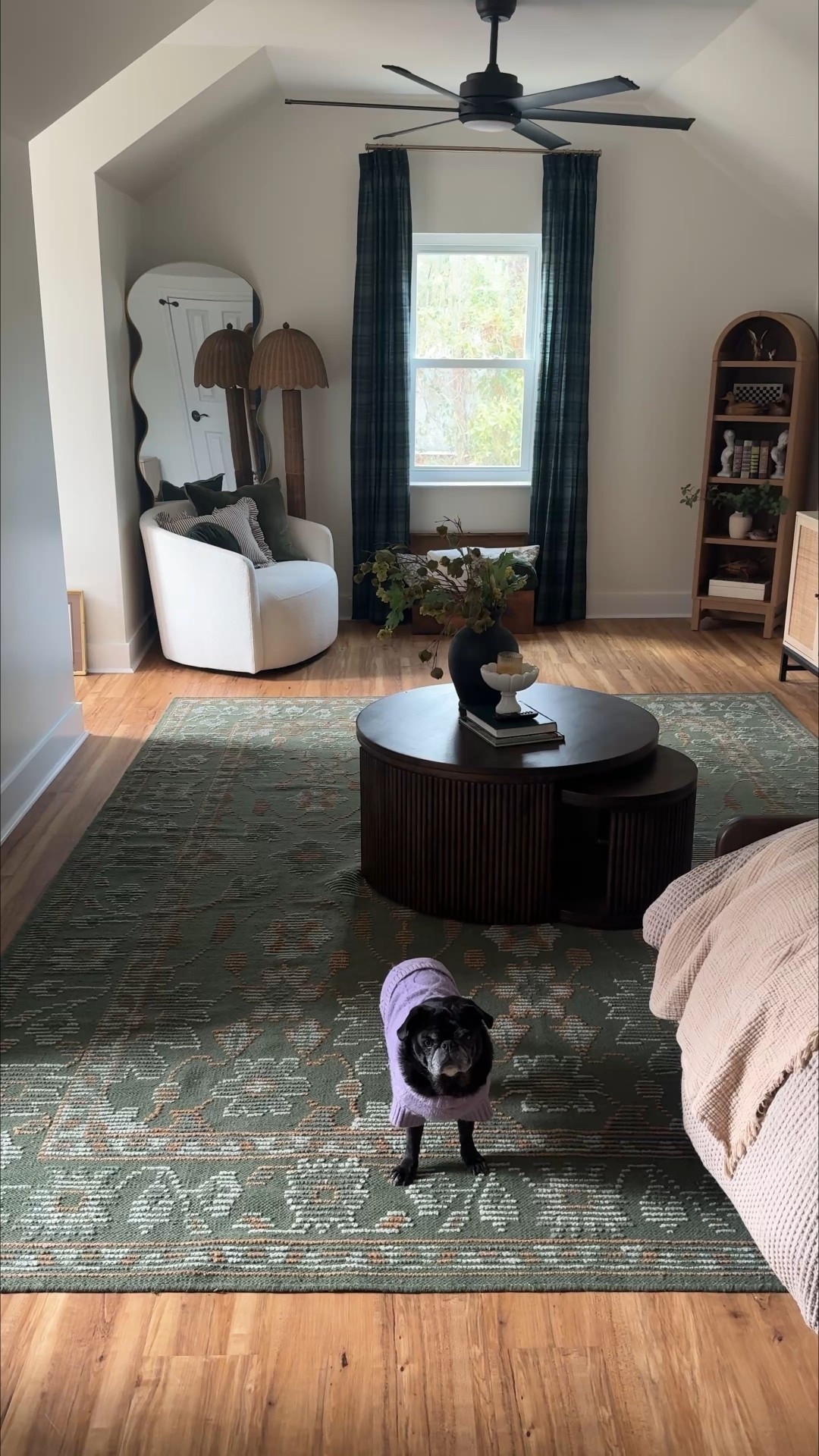 Bonus room plaid curtain details! 

#LTKdayinmylife #LTKHome #LTKSaleAlert