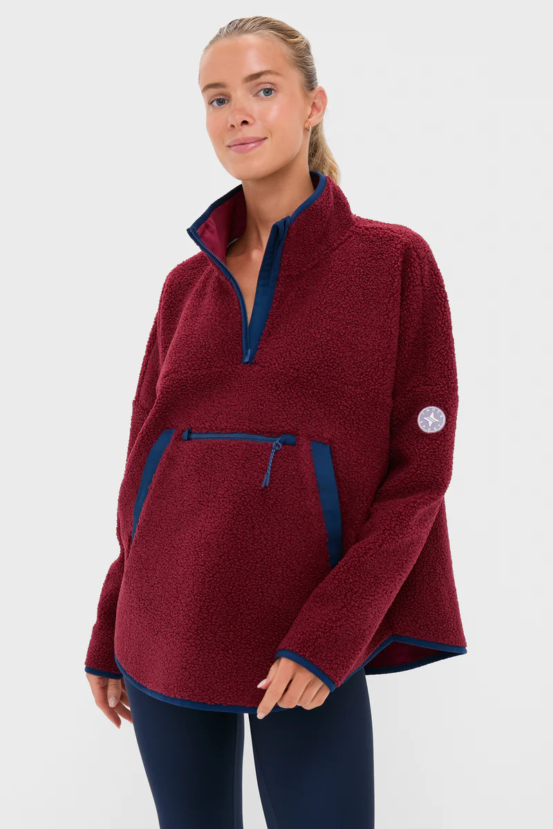 Cabernet Fleece Cady Quarter Zip | Tuckernuck (US)