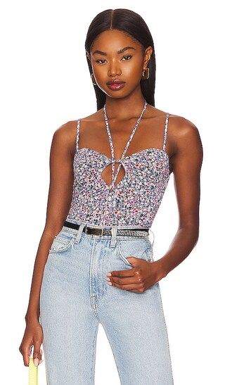 Rianne Bodysuit in Summer Multi Ditsy | Revolve Clothing (Global)