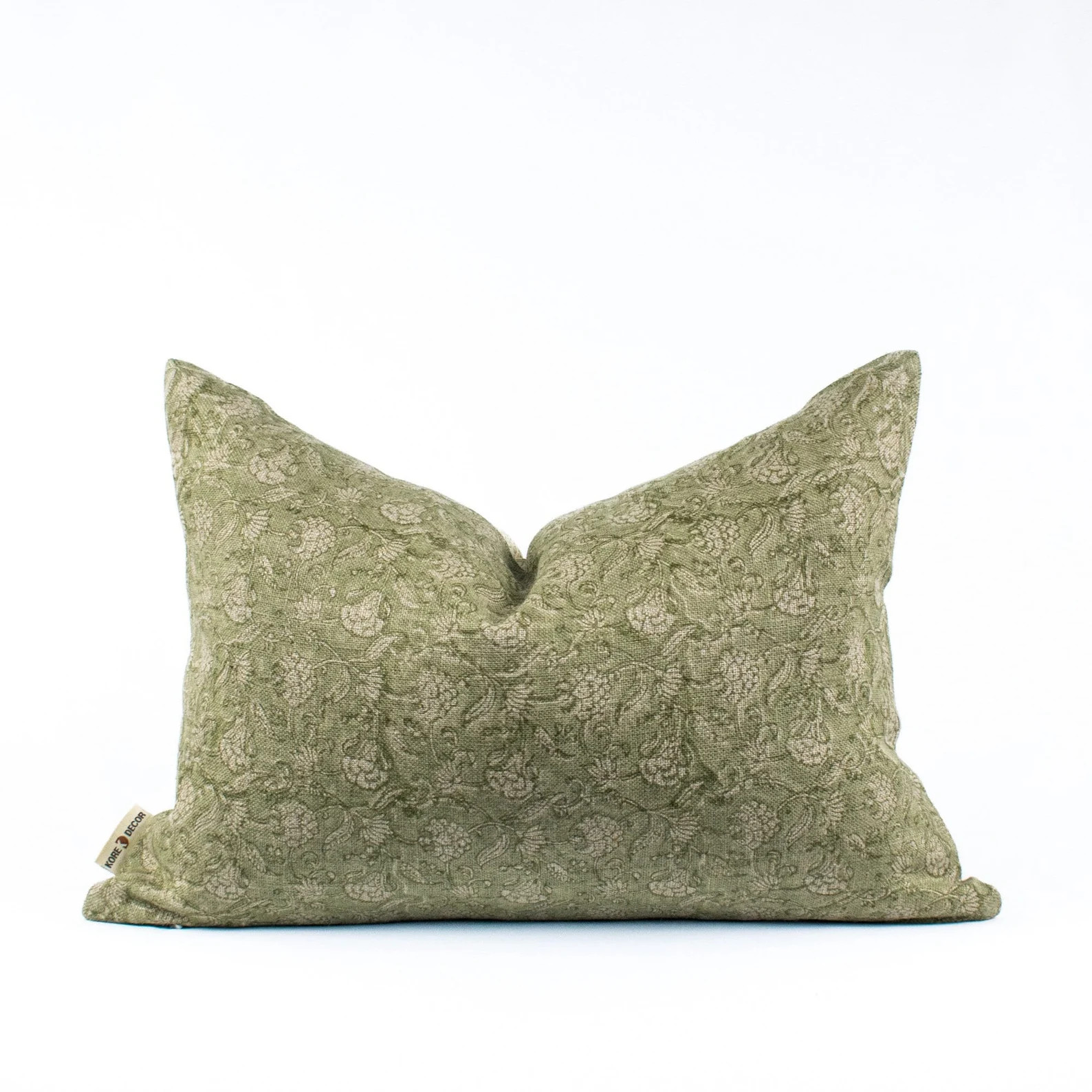 Couch Pillowcover, Indian Blockprinted Cotton, Linen Cushion, Decorative Lumbar For Modern Boho D... | Etsy (US)