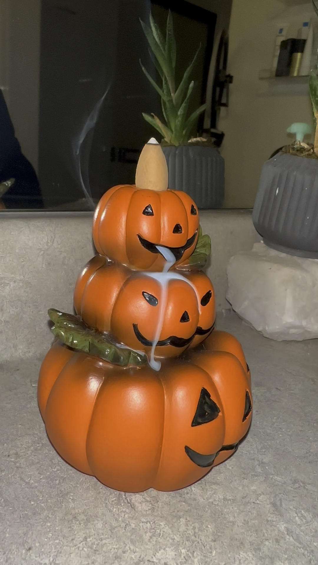 Halloween/Fall Incense cone holder. The absolute cutest find 🎃

#LTKHalloween #LTKSeasonal #LTKHoliday