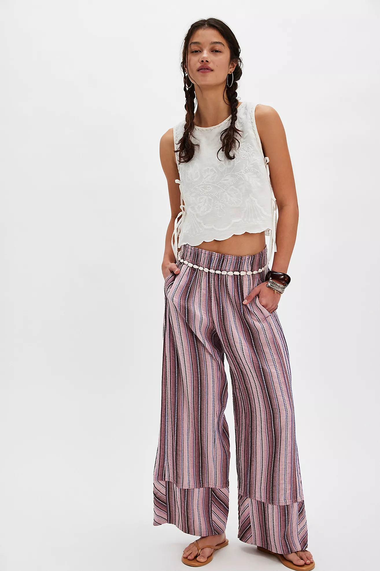 Day's End Stripe Pants | Free People (Global - UK&FR Excluded)