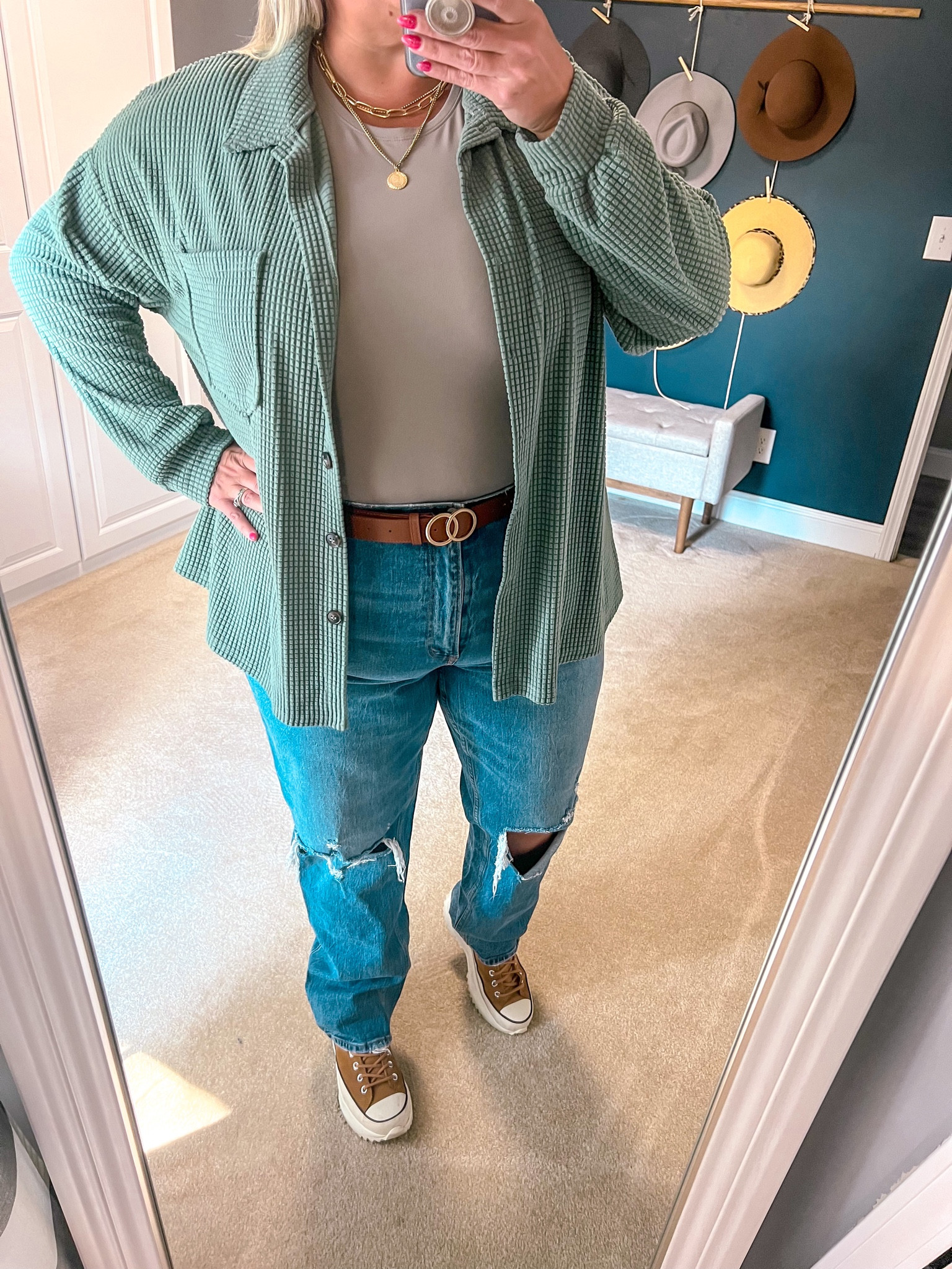 Straight leg jeans for a great spring outfit for those cooler days 

#LTKPlusSize #LTKSeasonal #LTKStyleTip