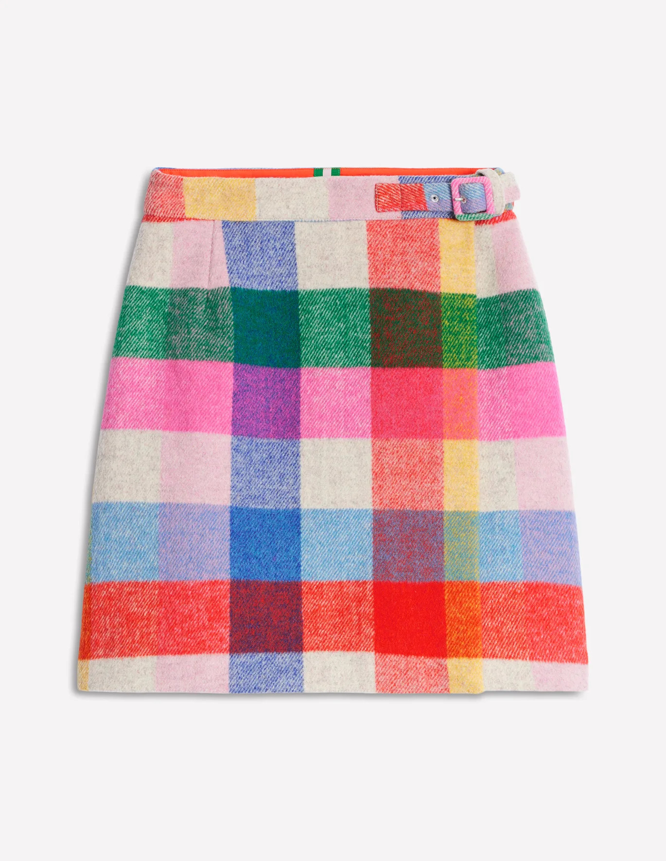Clemence Wrap Short Skirt | Boden UK