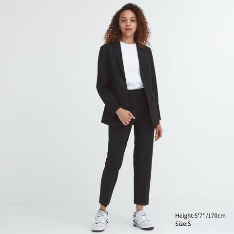 Smart Ankle Length Trousers | UNIQLO UK | UNIQLO (UK)