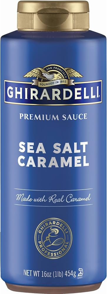 Ghirardelli Chocolate Company Sea Salt Caramel Sauce Squeeze Bottle, 16 oz (Pack of 1) | Amazon (US)