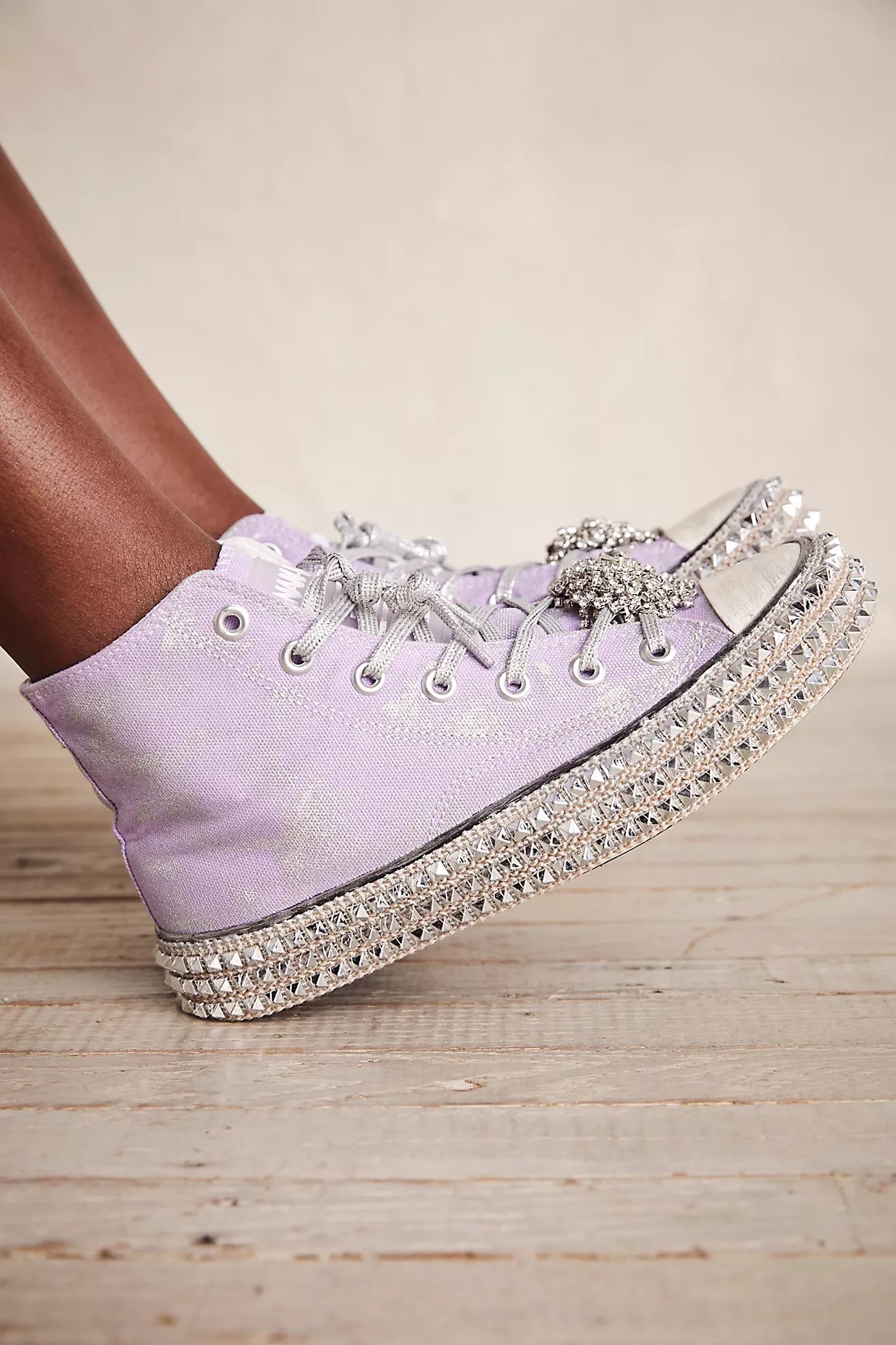 Cruise Studded Hi Top Sneakers | Free People (Global - UK&FR Excluded)