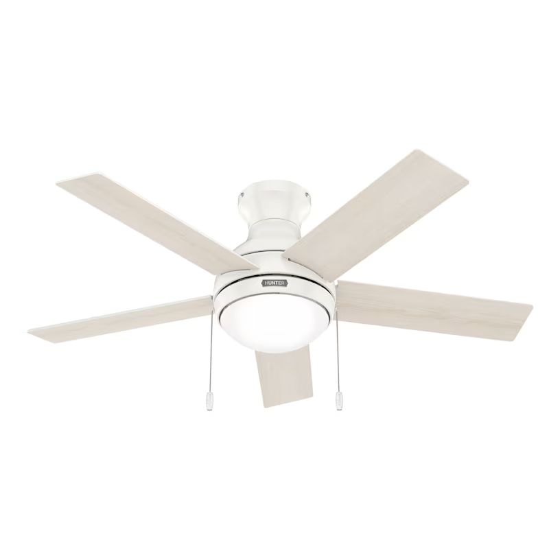 Aren Low Profile with LED Light 44 inch Ceiling Fan | Hunter Fan Company