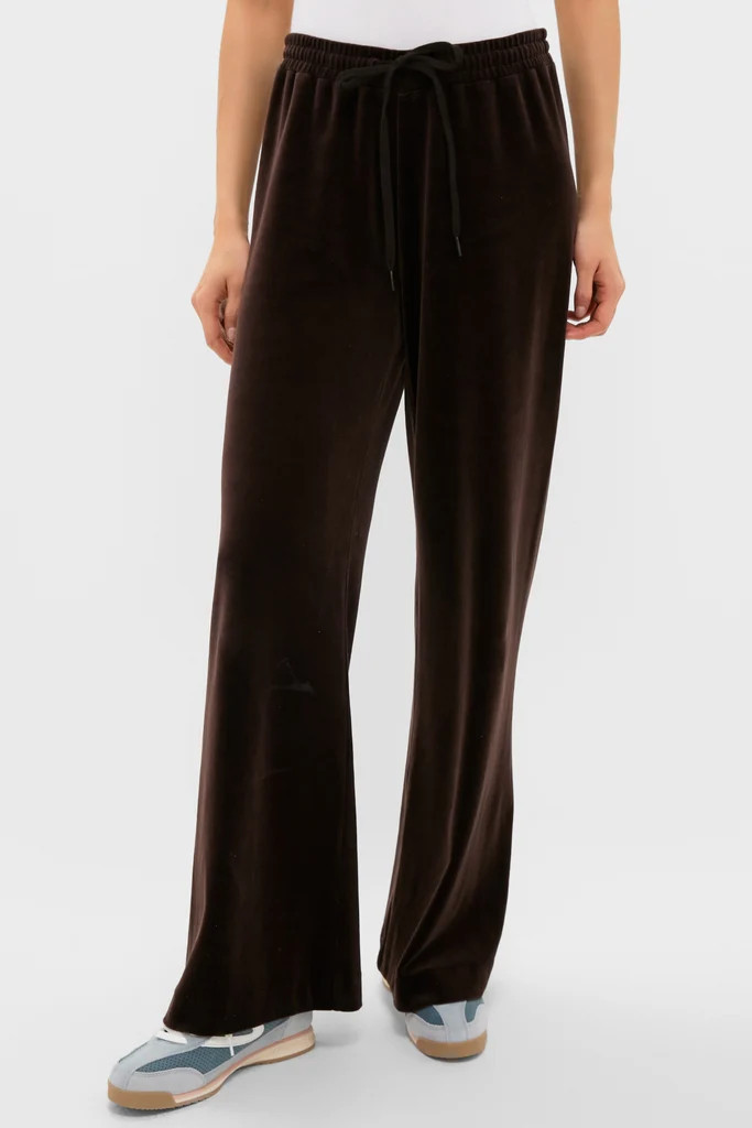 Chocolate Brown Velour Jane Pant | Tuckernuck (US)