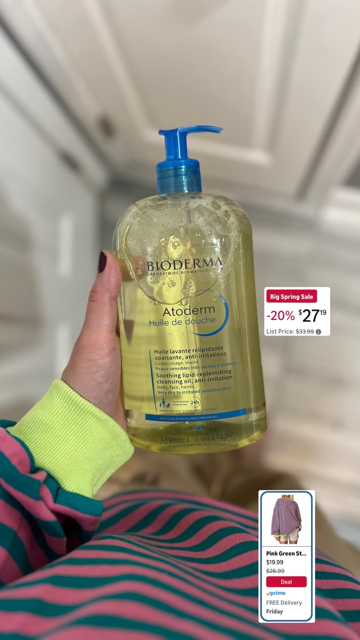 Amazon Big Spring Sale is here! My two favorites from the sale - Bioderma Atoderm Shower Oil, Cleansing Oil For Face & Body, Nourishing Cleansing Oil 

#LTKSaleAlert #LTKootd #LTKselfcare