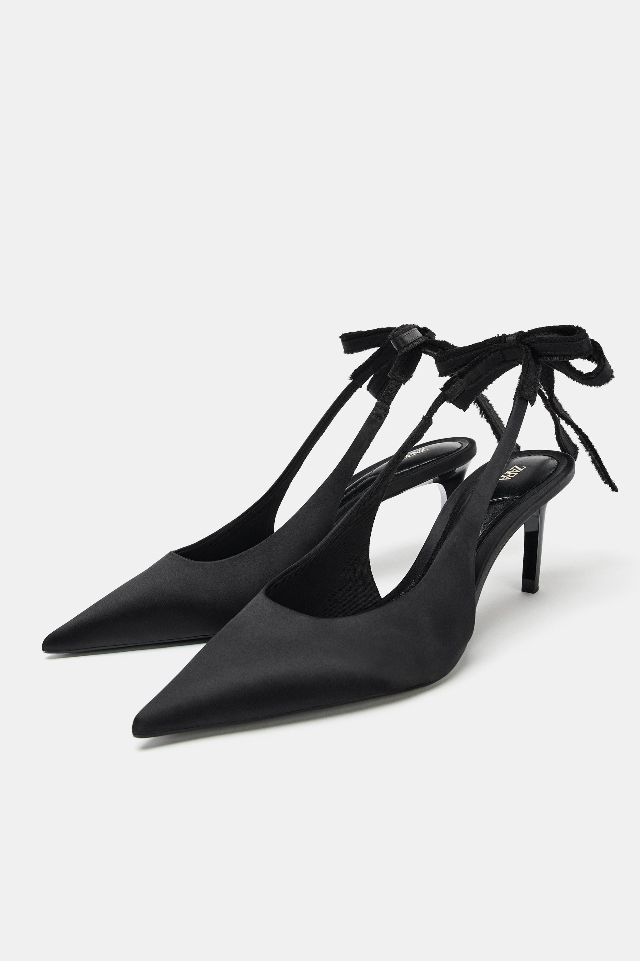 BOW SLINGBACK HEELS | Zara US