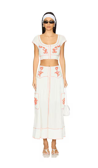 Wild At Heart Set in Thriving Coral Combo | Revolve Clothing (Global)