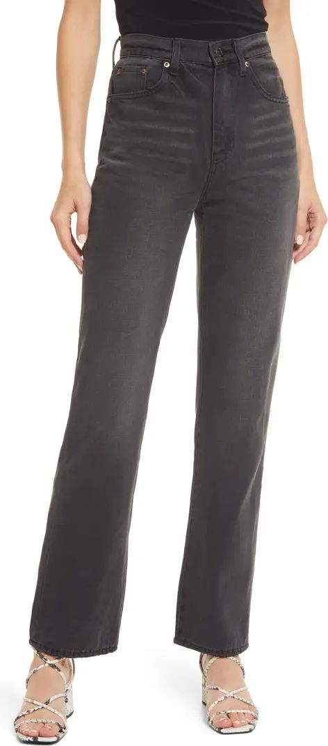 Pistola Cassie Super High Waist Straight Leg Jeans | Nordstrom | Nordstrom