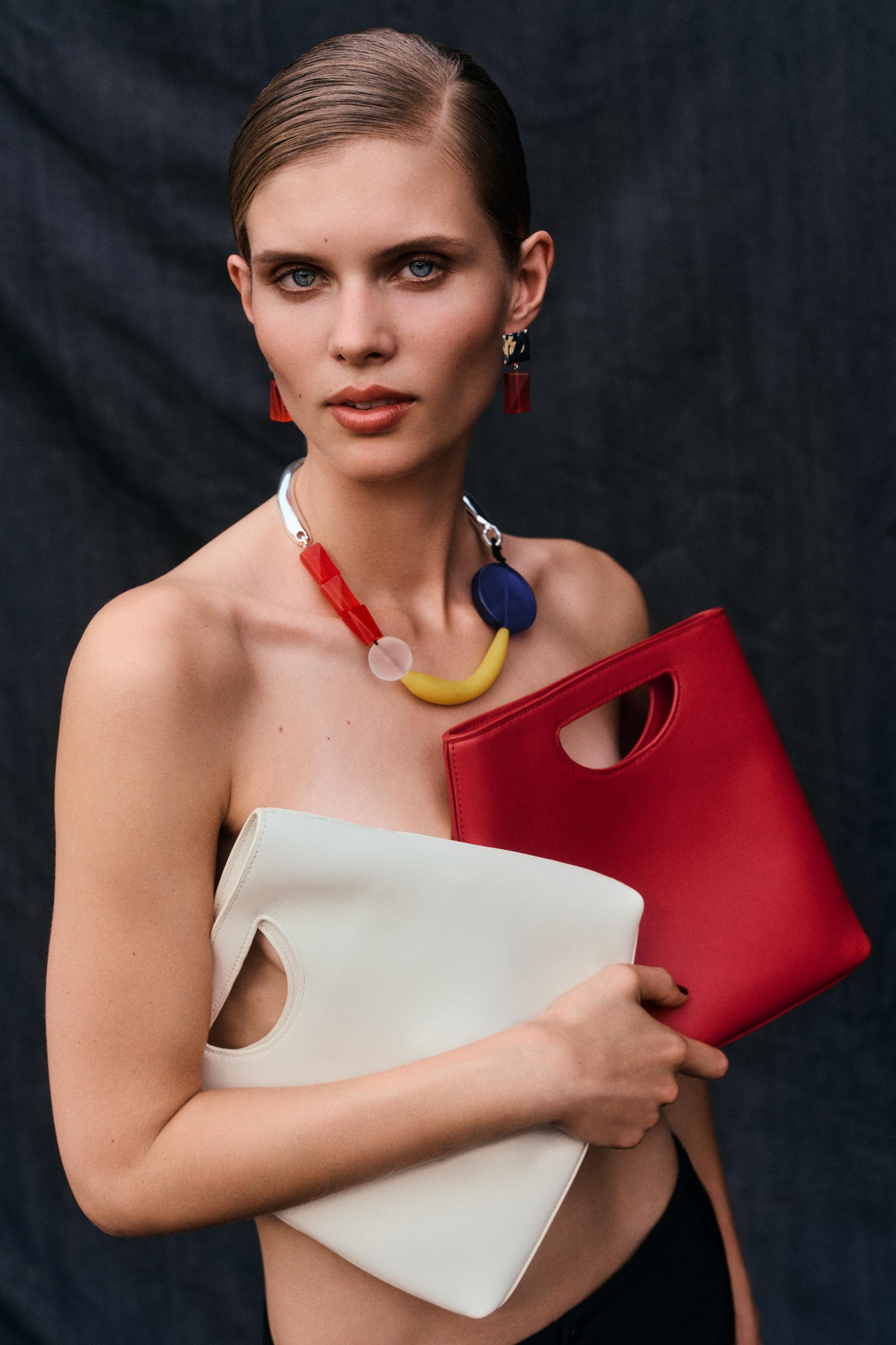 GEOMETRIC PIECE MIXED NECKLACE | Zara US
