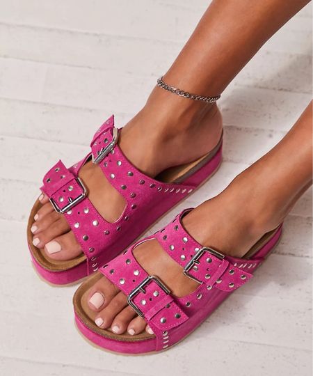Studded Rule Breaker Flatform Sandals.

#LTKshoecrush