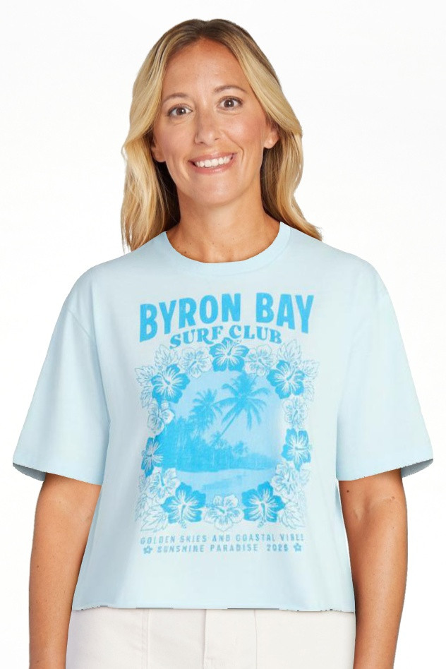 No Boundaries Boxy Cropped Graphic Tee, Women's XXS-XXL | Walmart (US)