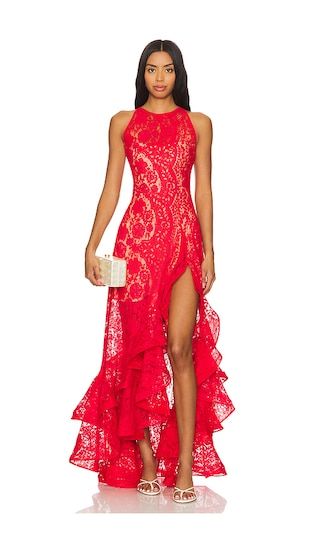 x REVOLVE Sicilia Midi Dress in Red | Revolve Clothing (Global)