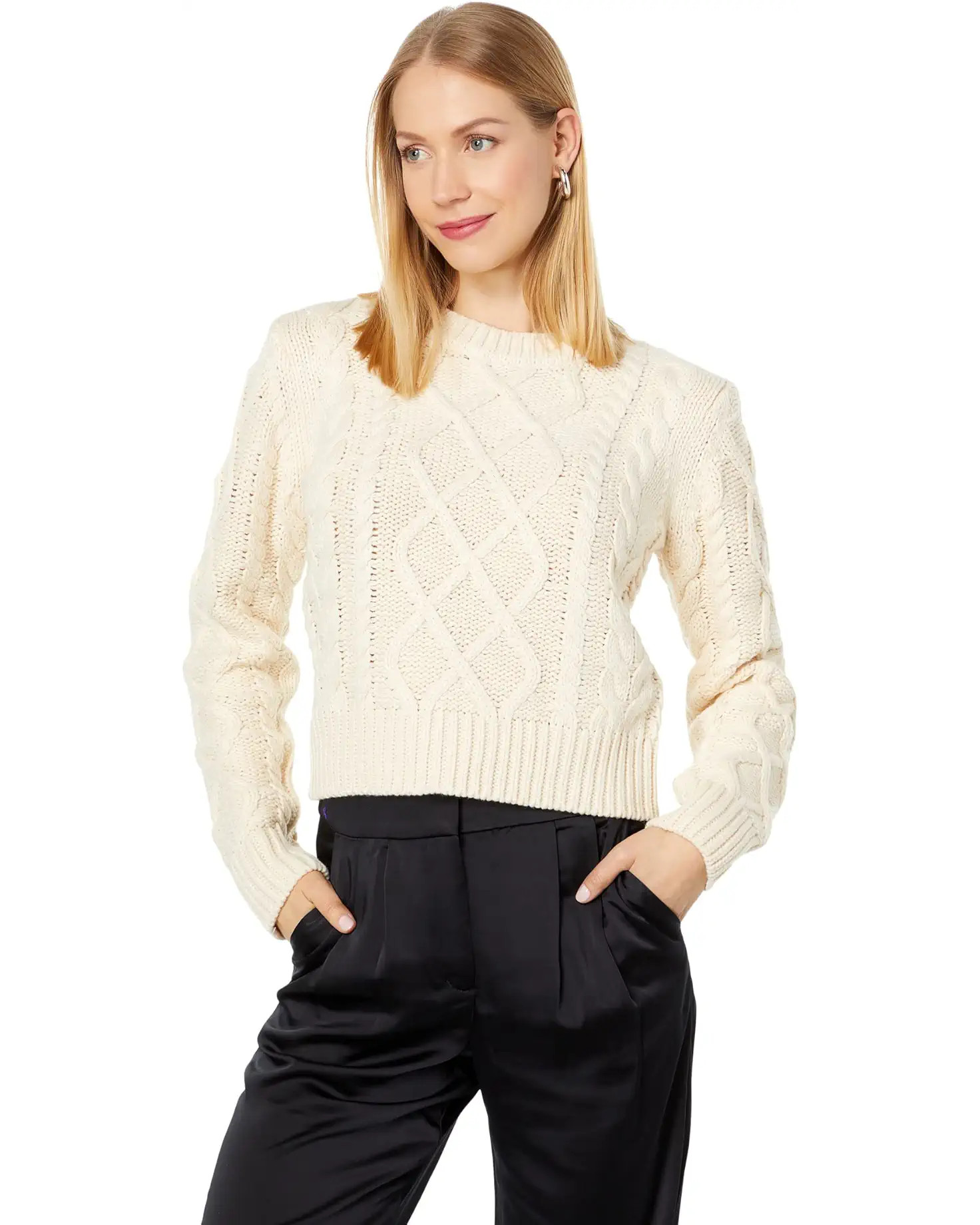 Texture Cable Sweater | Zappos