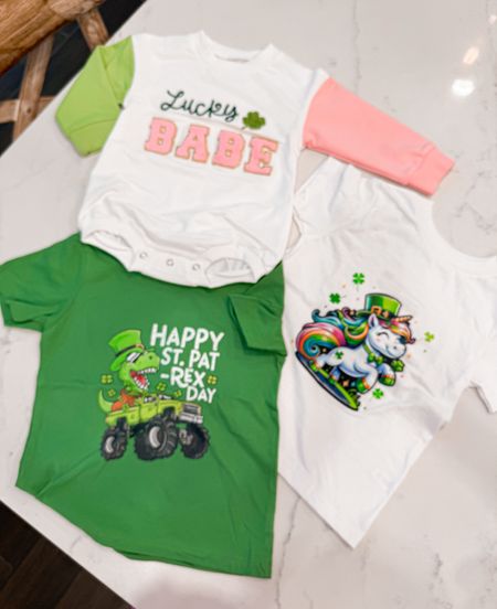 Last minute Amazon Saint patty’s day shirts! What I ordered for the kids!

#LTKbaby #LTKkids #LTKSeasonal