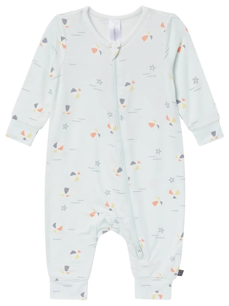 Modern Moments by Gerber Baby Neutral Viscose Americana Coverall, Sizes Newborn - 24 Months | Walmart (US)