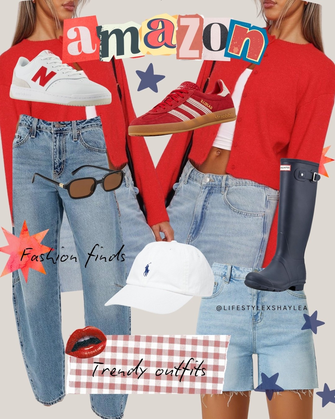 There’s just something about a pop of red and good pair of denim jeans/shorts! So many ways to style this sweater, I’m obsessed!

#amazon #amazonfashion #amazonfinds #womensfashion #sweater #red #denim #hunterboots #sneakers #ralphlauren #newbalance #adidas #levis #fall #fallfashion #seasonal

#LTKShoeCrush #LTKStyleTip #LTKSeasonal