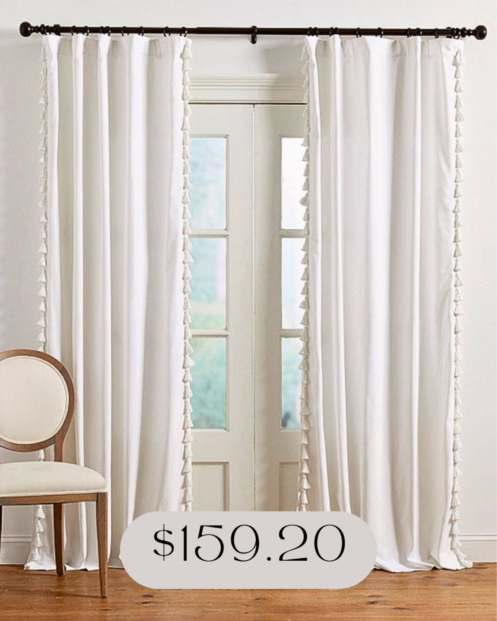Unveil a touch of fashion-forward charm to your windows this Labor Day with Ballard Design's Tassel Trim Drapery Panel! 💫✨ Crafted from beautifully weighted cotton twill and embellished with cascading tassel trim, this panel exudes timeless elegance with a modern twist. 

Hang it effortlessly from its sewn-in 3" rod pocket for a gathered look that will transform your space. 
✨ With its lined design, enjoy the perfect blend of privacy and sun protection. 

How would you style this chic and playful drapery panel in your home? Share your ideas with me! Let's revamp our home spaces together! 💕✨ #TimelessCharm #LaborDaySale #TransformYourSpace

#LTKSale #LTKsalealert #LTKhome