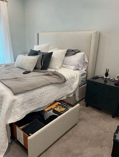 Linked my pottery barn Harper storage bed and some similar more affordable options, bedroom furniture, storage bed, home decor, bed with drawers

#LTKStyleTip #LTKFamily #LTKHome