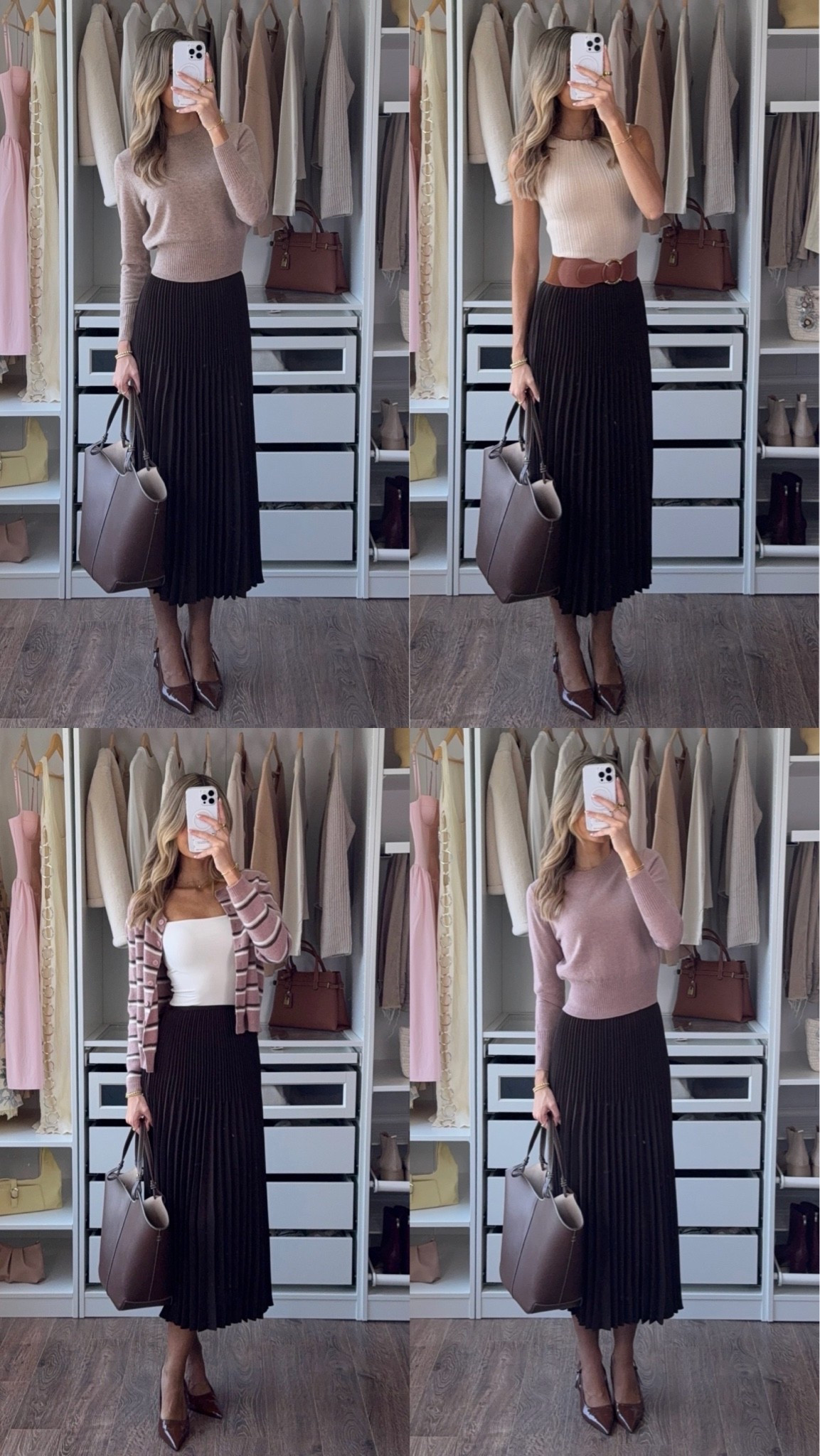 one skirt, three ways to style @Quince #quincepartner