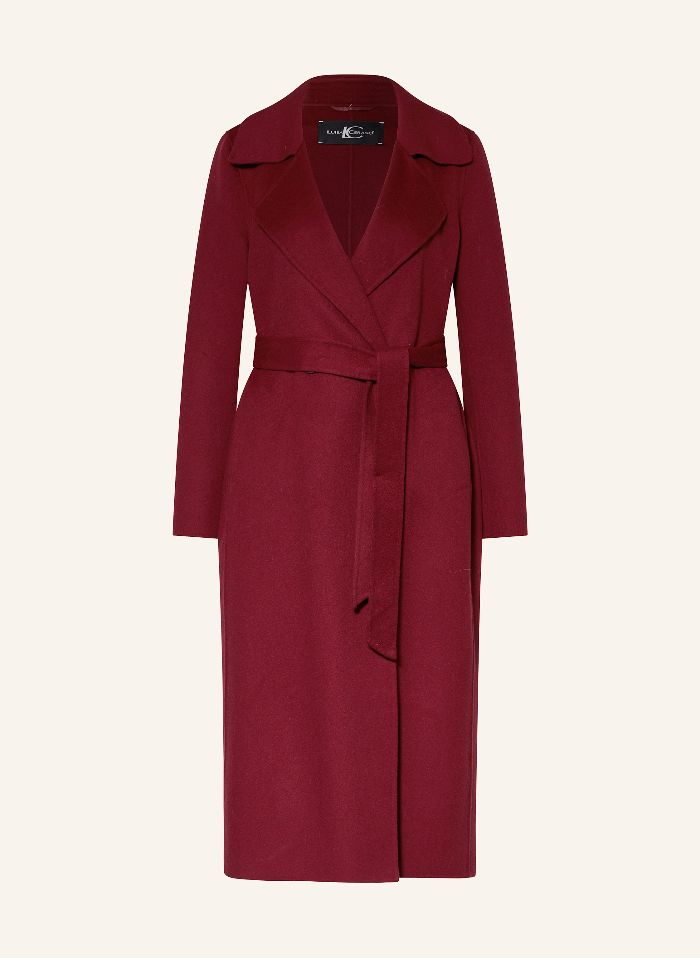 LUISA CERANO Wollmantel in dunkelrot | Breuninger (DACH)