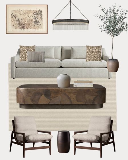 Living room mood board, Arhaus, coffee table, sofa, ernesta rug, artwork, chandelier, chairs, side table, home, decor, inspiration, coffee table books

#LTKFamily #LTKStyleTip #LTKHome
