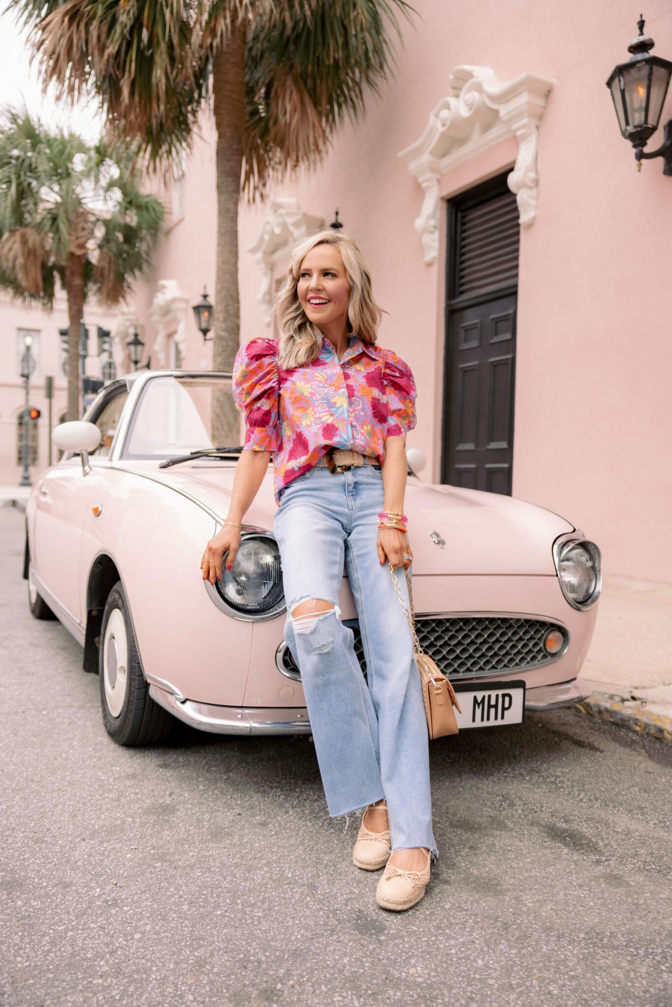 florals - how groundbreaking! this Gretchen Top breaks all the rules with its bold colorway and pop of fresh fun - wearing XS/runs TTS and just $57 with Natasha15 | 

#LTKSeasonal #LTKFindsUnder100 #LTKStyleTip