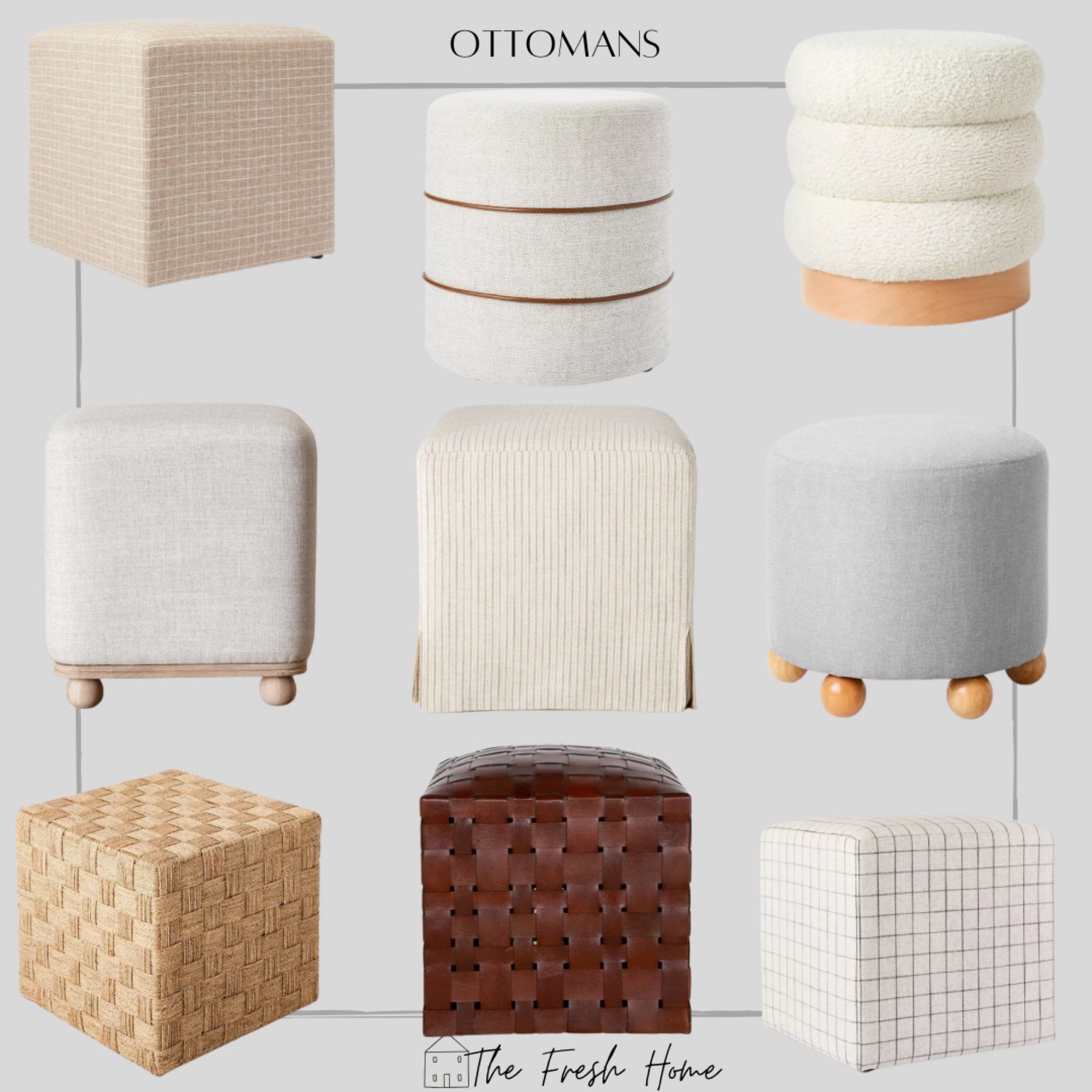 Ottomans. #homedecor #livingroom 

#LTKstyletip #LTKhome