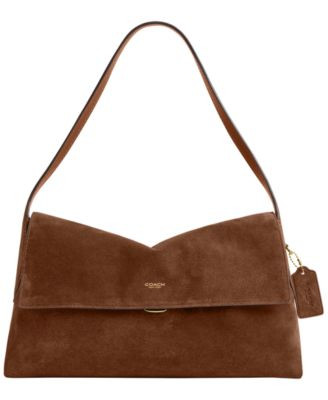Chelsea Large Suede Shoulder Bag 36 | Macy's