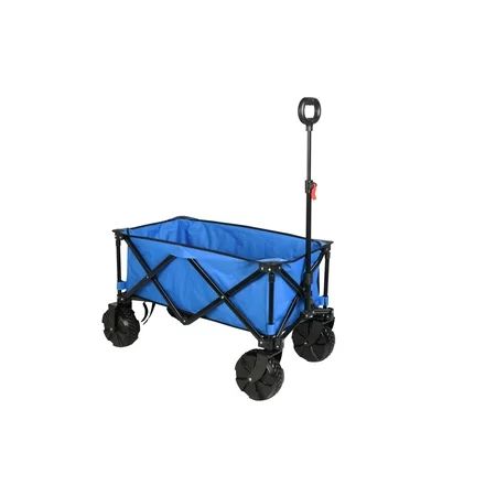 Ozark Trail All-Terrain Folding Wagon with Oversized Wheels, Blue | Walmart (US)