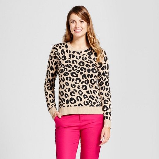 Women's Allover Animal Any Day Pullover - A New Day™ | Target